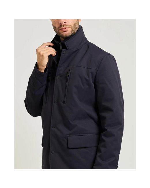 Save The Duck Parka in het Blue voor heren