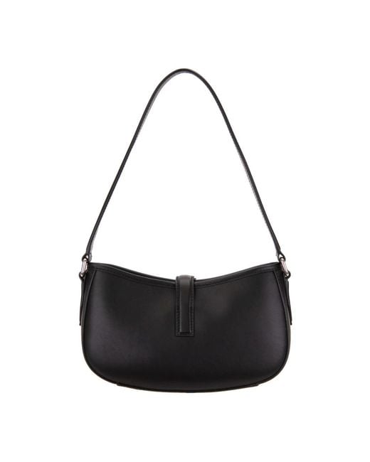 McQueen Black Shoulder Bags