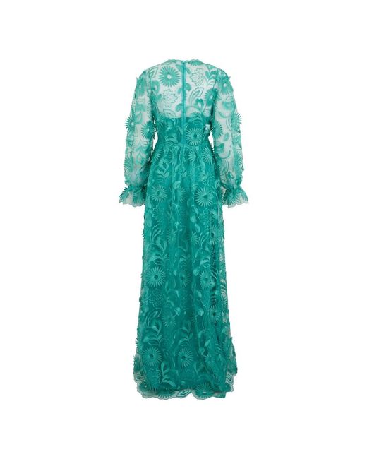 Alberta Ferretti Green Maxi Dresses