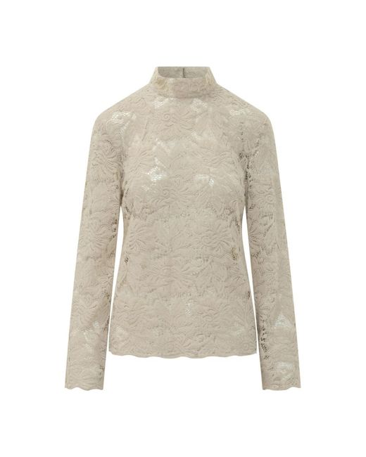 LE SULLY STUDIO Gray Rollkragenpullover