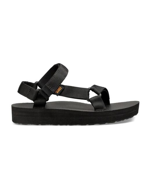 Teva Flat Sandals in het Black