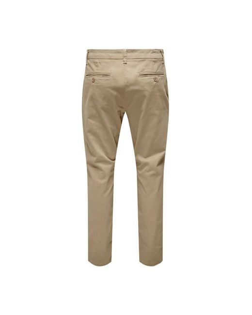 Only & Sons Natural Chinos for men