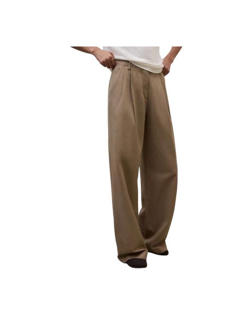 Ecoalf Brown Wide Trousers