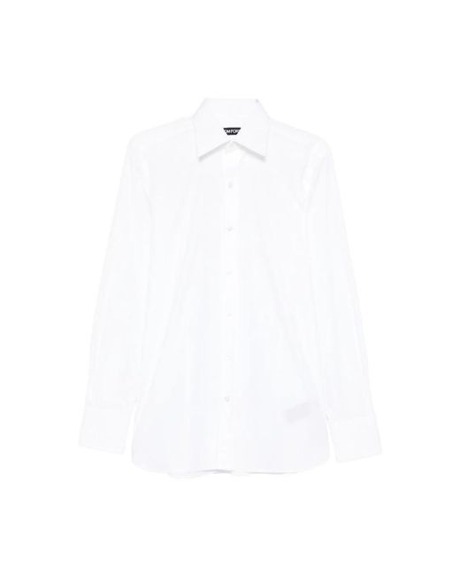 Tom Ford White Formal Shirts for men