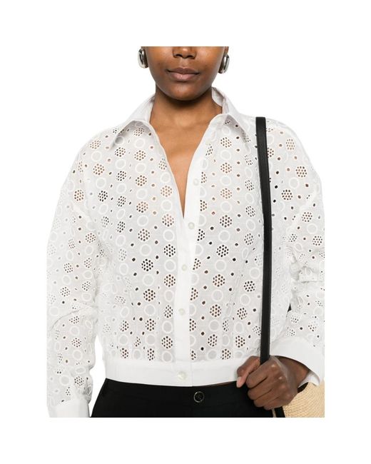 Pinko Overhemden ,Wit Shirts Wit in het White