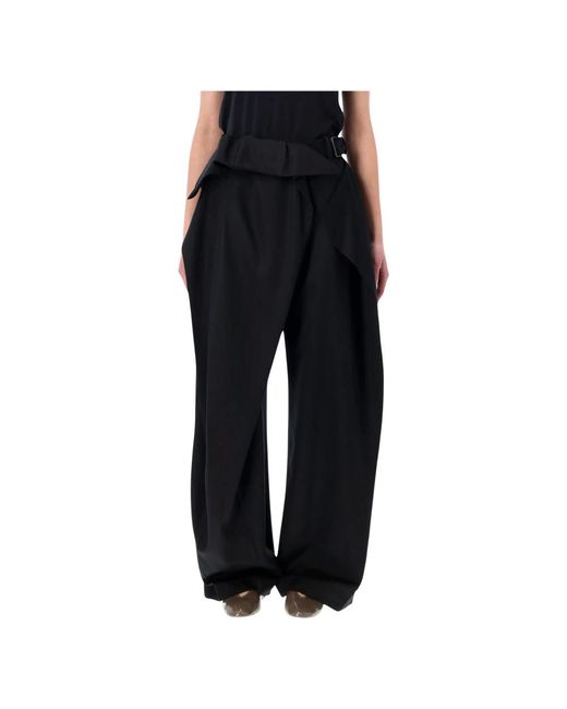 J.W. Anderson Black Wide Trousers