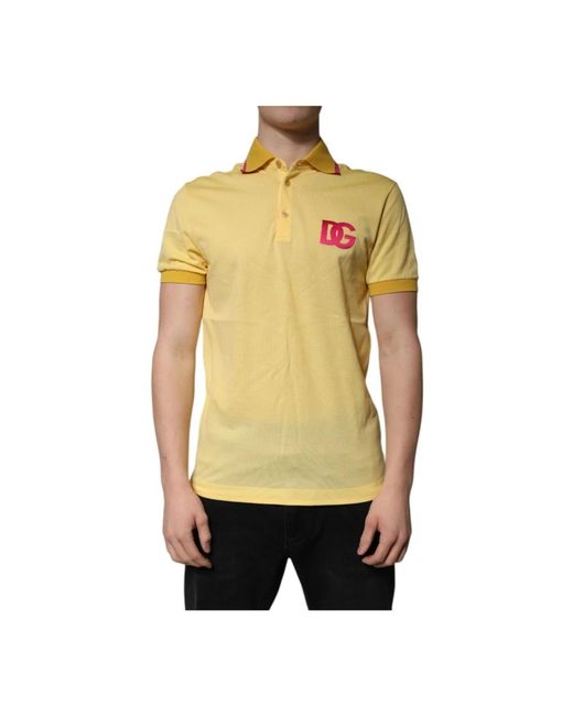 Polo Shirts Dolce & Gabbana de hombre de color Yellow