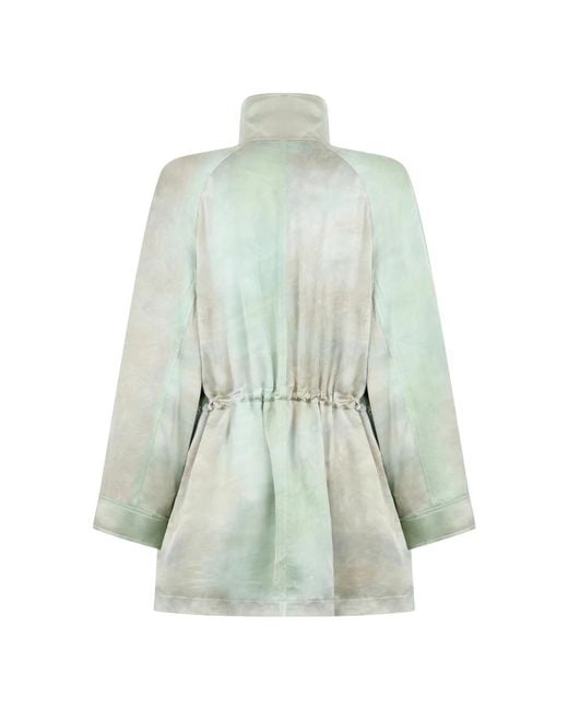 LES FILLES D'EVA Green Belted Coats
