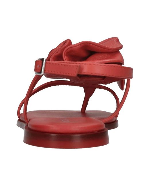 Vic Matié Red Flat Sandals
