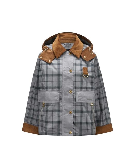 Barbour Carnforth Tartan Casual Jacket in het Gray