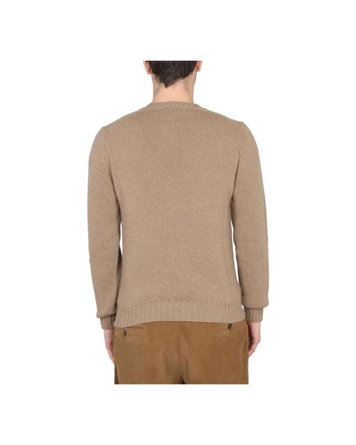 PT Torino Natural Round-Neck Knitwear for men
