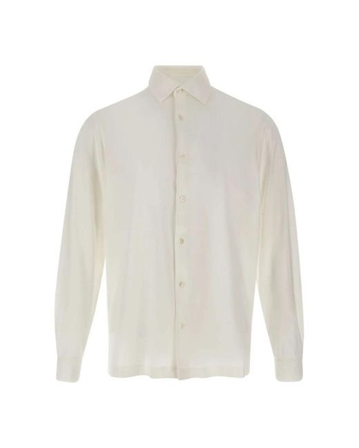 FILIPPO DE LAURENTIIS White Casual Shirts for men