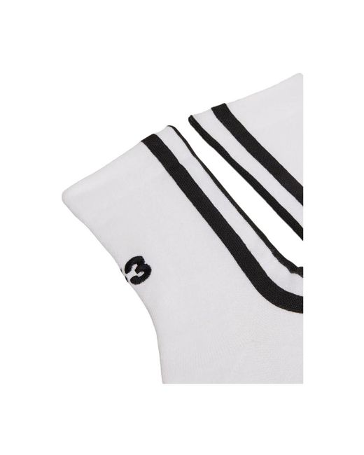 Socks Y-3 pour homme en coloris Black