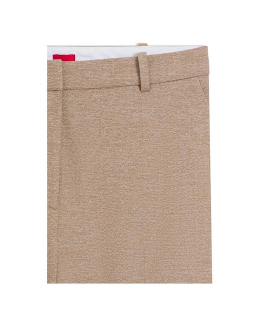 HUGO Natural Straight Trousers