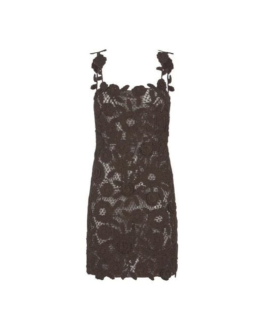 Blumarine Brown Short Dresses