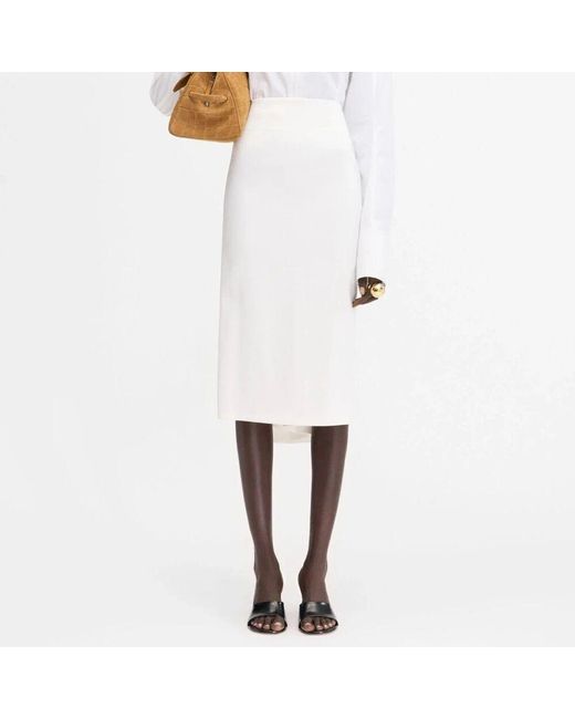Midi Skirts Jacquemus de color White