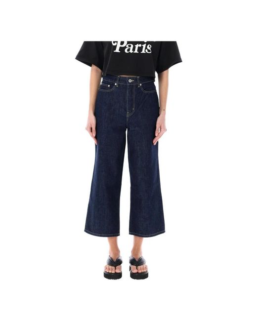 KENZO Blue Cropped Jeans