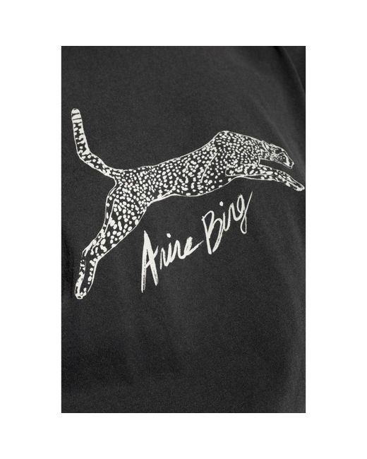 Anine Bing Black Walker t-shirt