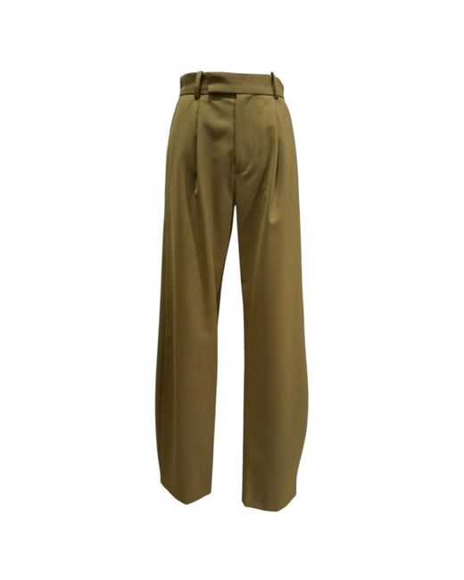 Margaux Lonnberg Green Wide Trousers