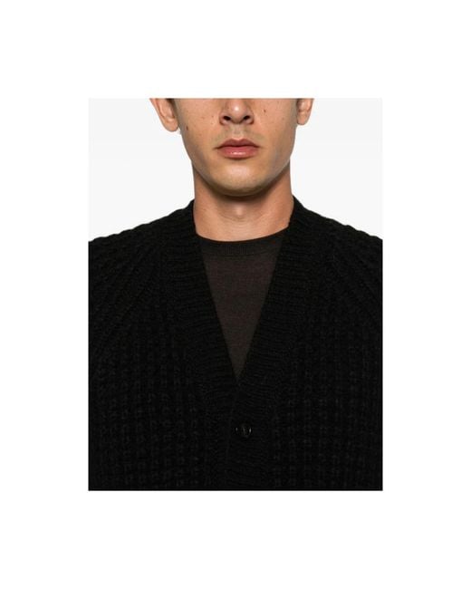 Roberto Collina Black Cardigans for men