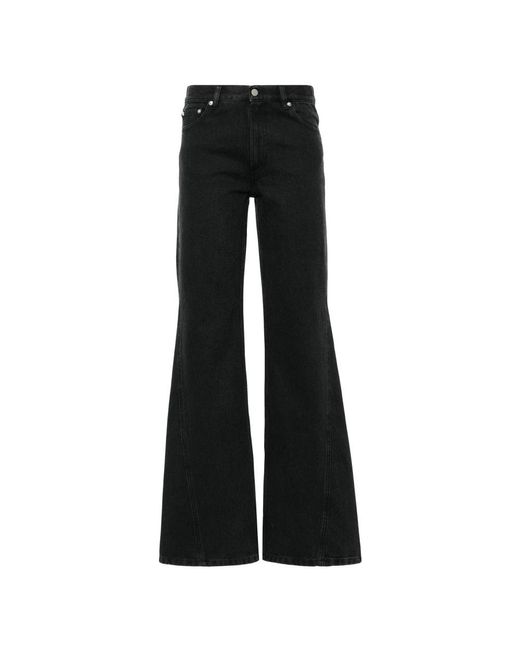A.P.C. Black Wide Jeans