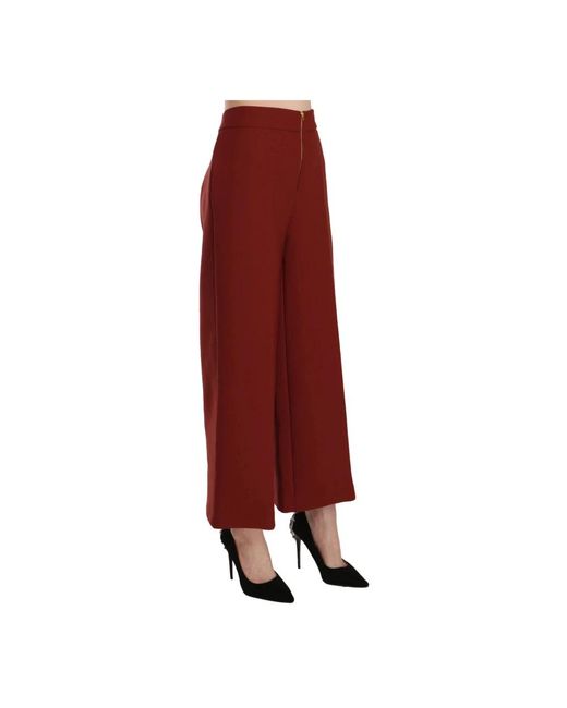 Jucca Red Cropped Trousers