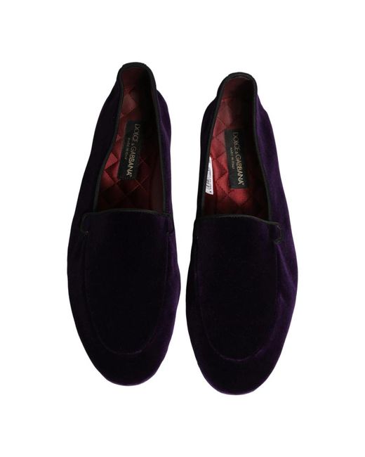 Dolce & Gabbana Blue Loafers for men