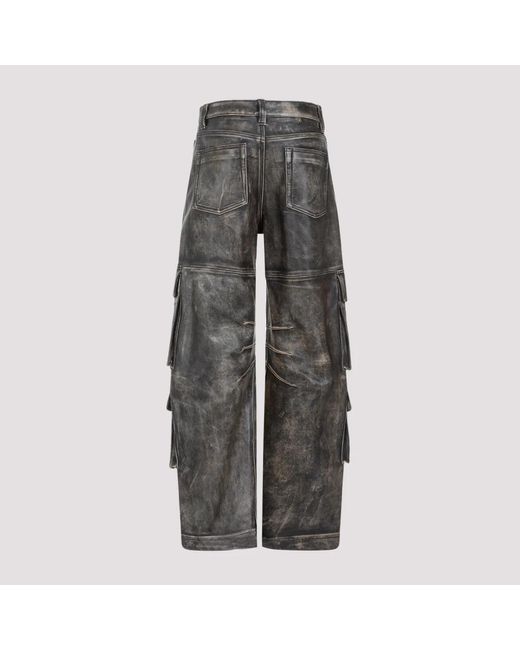 Golden Goose Deluxe Brand Gray Wide trousers