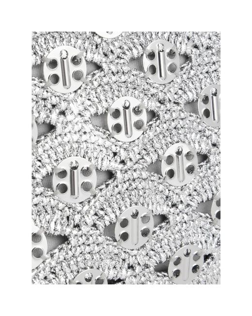 Clutches di Rabanne in Metallic