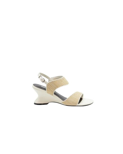 Wedges Jeannot en coloris White