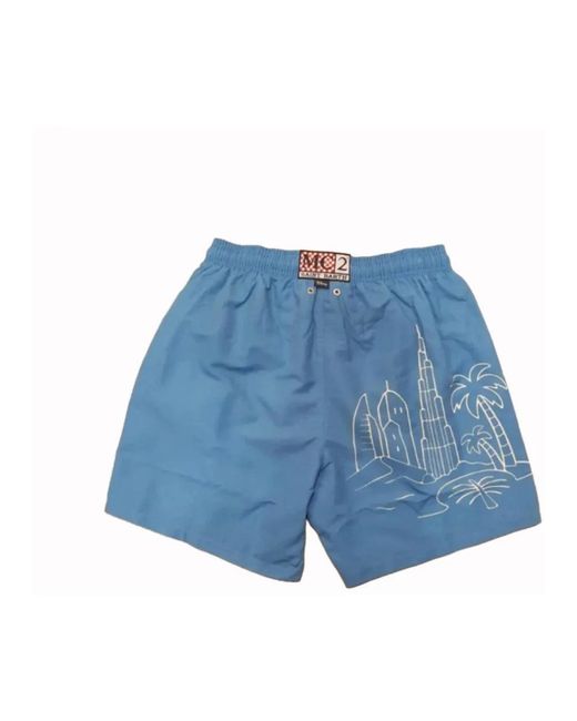 Mc2 Saint Barth Blue Beachwear for men
