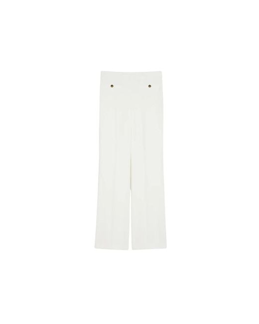 Pennyblack White Weiße Slim Fit Hose Abject Stil