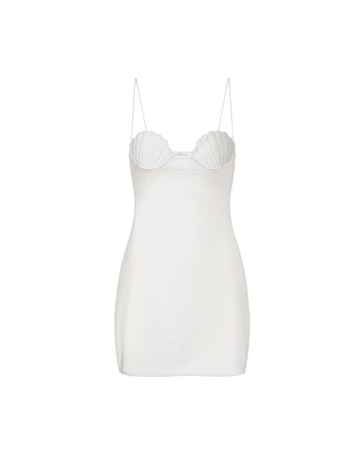 Oseree White Short Dresses