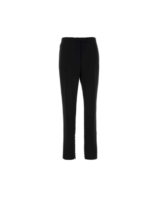 Dries Van Noten Black Cropped Trousers