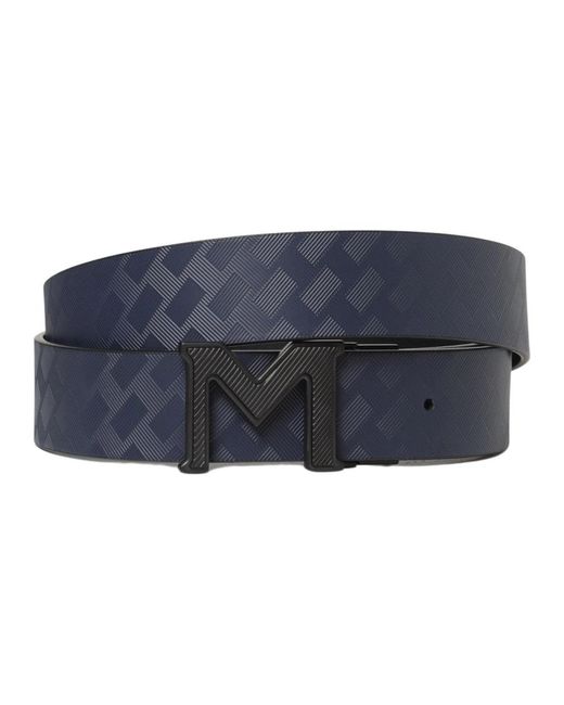 Montblanc Blue Belts for men