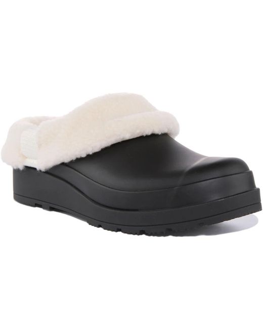Hunter Black Clogs