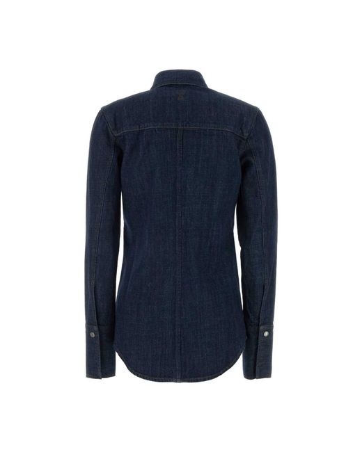 AMI Blue Denim Shirts