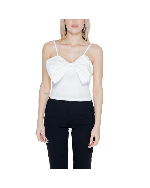 ONLY Tops ,Wit ,Katoen Onlclara Life S/Mix Box 15320340 in het Blue