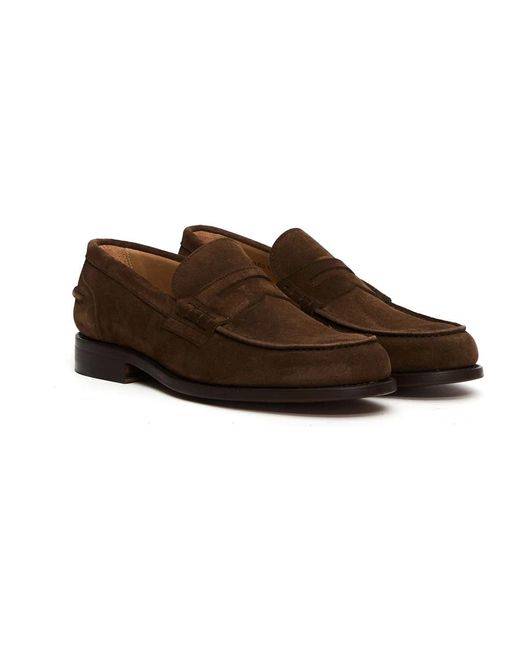 BERWICK  1707 Brauner Wildleder Mokassin Schuh in Brown für Herren