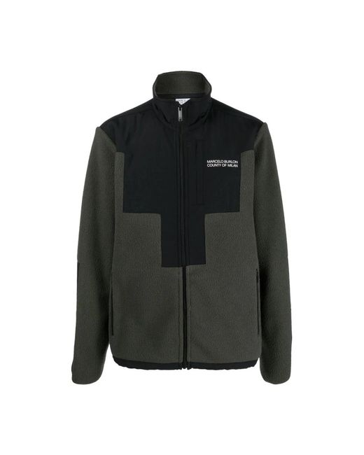Zip-Throughs Marcelo Burlon de hombre de color Black