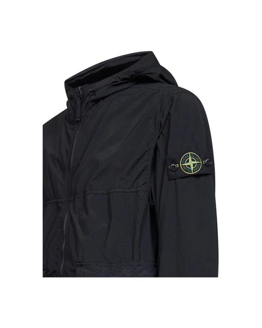 Stone Island Black Light Jackets for men