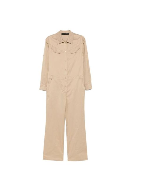 オールインワン・サロペット FEDERICA TOSI Woman Jumpsuits Black 41300408 10 FEDERICA TOSI Jumpsuits in Natural | Lyst