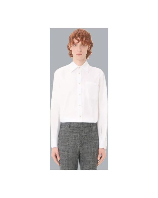 Valentino White Formal Shirts for men