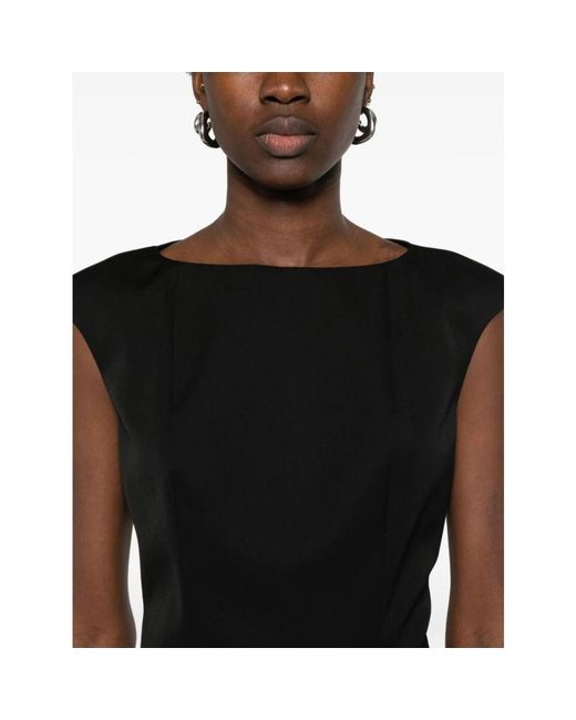 McQueen Black Short Dresses