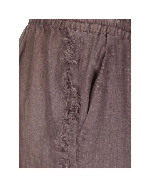 Trousers > wide trousers P.A.R.O.S.H. en coloris Brown