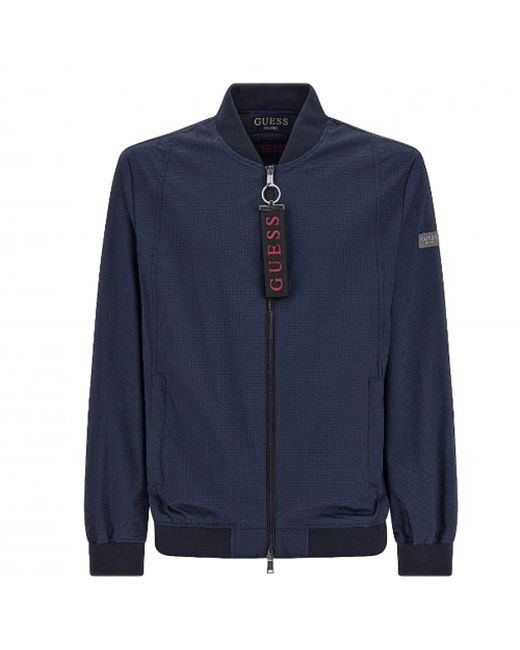 Guess Blue Bomber Jackets for men