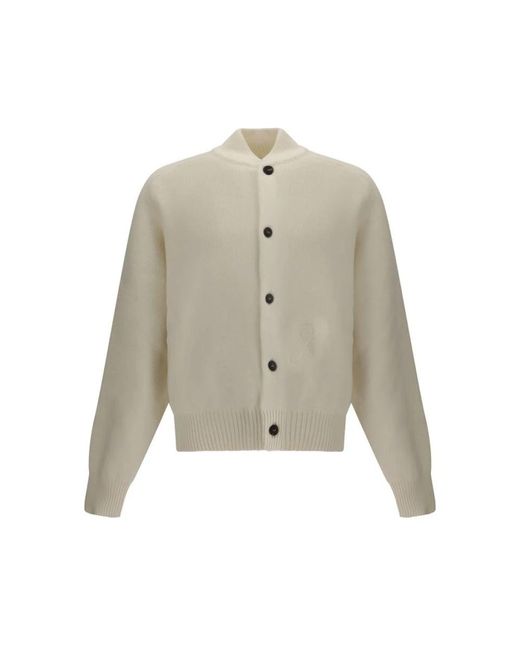 Jacquemus Truien & Vesten ,Wol Geborduurde Wollen Vest in het Natural voor heren