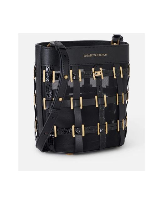 Elisabetta Franchi Black Cross Body Bags