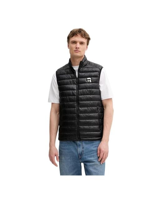 Karl Lagerfeld Vests in het Black voor heren