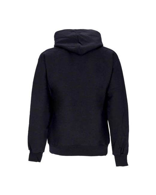 Thrasher Hoodies & Sweatvesten ,Zwart ,Katoen Zwarte Roses Hoodie Langemouw in het Blue